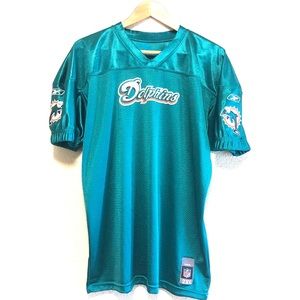 Vintage NFL Miami Dolphins Cuffed Reebok Jersey
